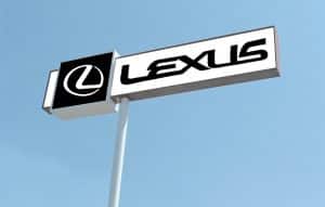 Lexus Custom Pole Signs