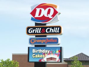 Greensboro Lighted Signs 0092 Dairy Queen Bendsen Sign  Graphics W 19mm 80x176 Bloomington IL 101718 1 300x225