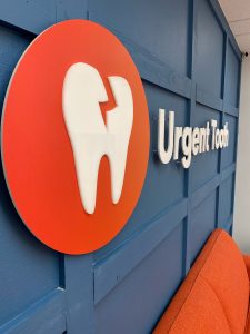 Greensboro Custom Signs For Business Urgent Tooth Logo client 225x300